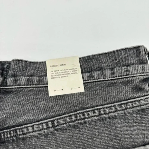 NWT Agolde Dee High Rise Short in Moxy Sz 32 Mom Shorts (Black) B1726 - Picture 7 of 7